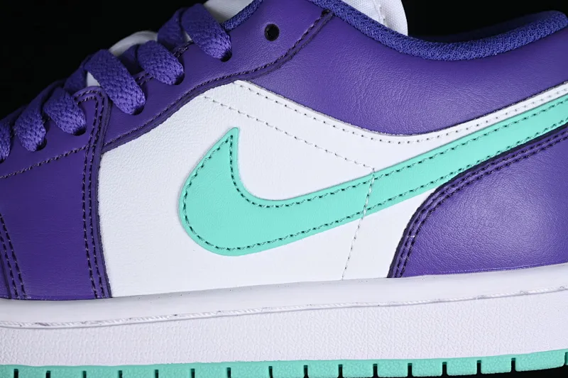 All categories Air Jordan Jordan series basketball shoes Air Jordan 1 Low Air Jordan 1 Low AJ1 Joe 1 Charlotte Hornets low-top cultural and casual sneakers HJ9013-550